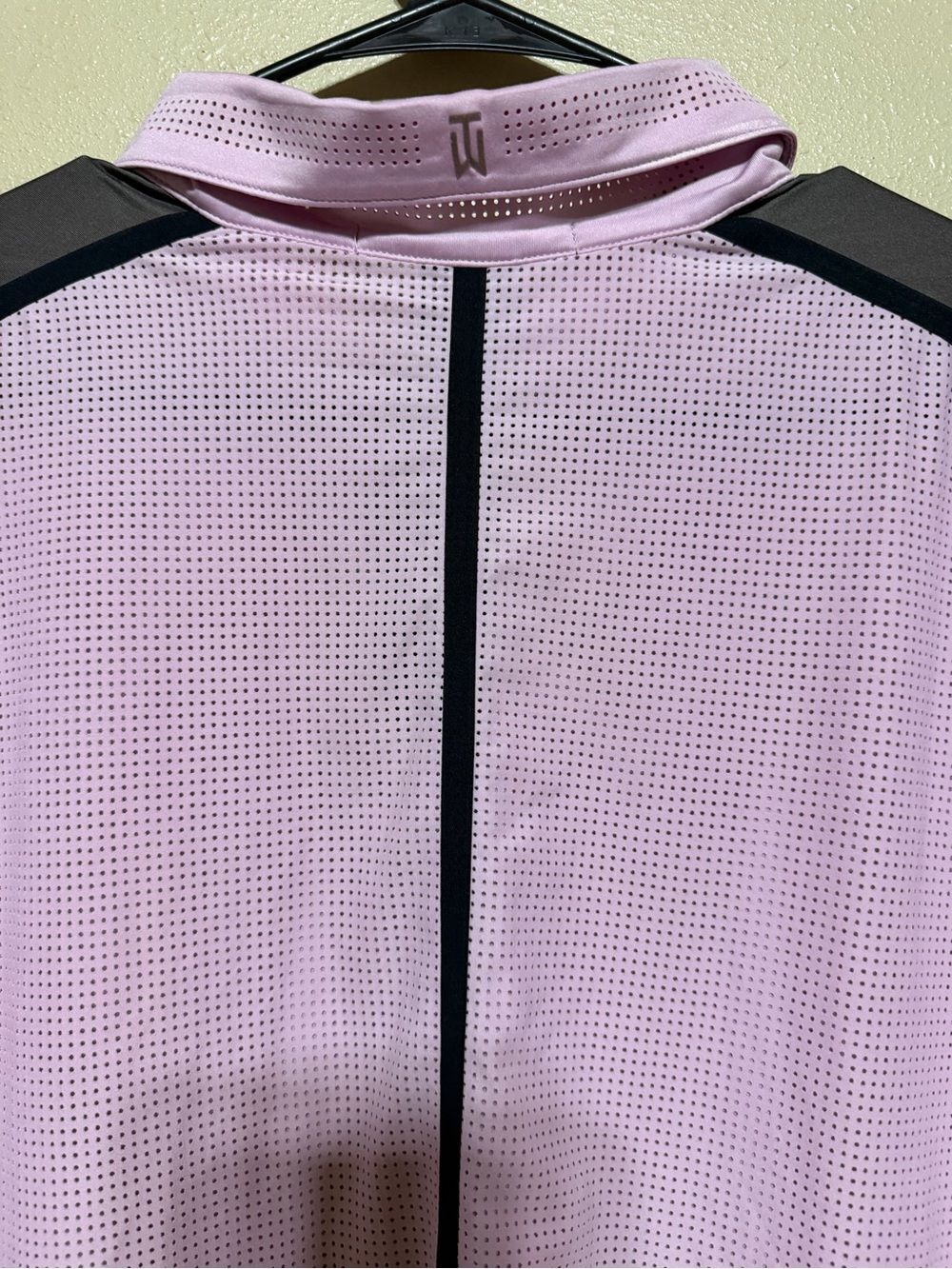 Nike Tiger Woods Collection Dri-FIT Golf Polo Pink Gray Men’s XL - Picture 5 of 6